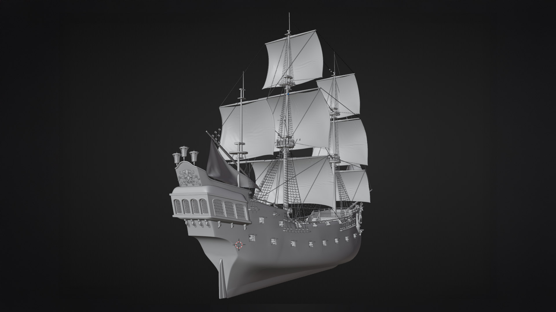 Bateau Derrière